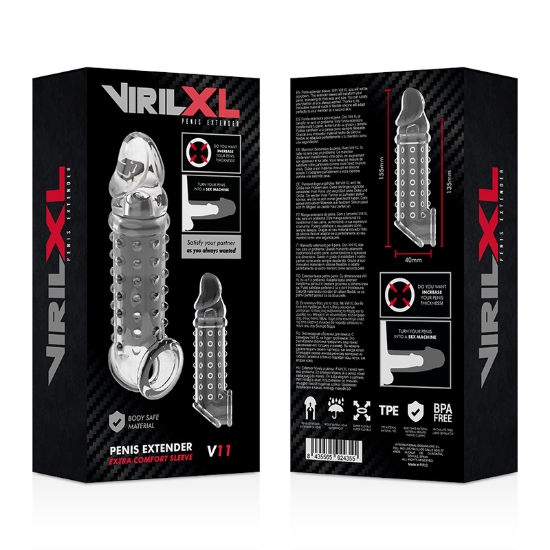 Virilxl V11 Penis Extender Transparent