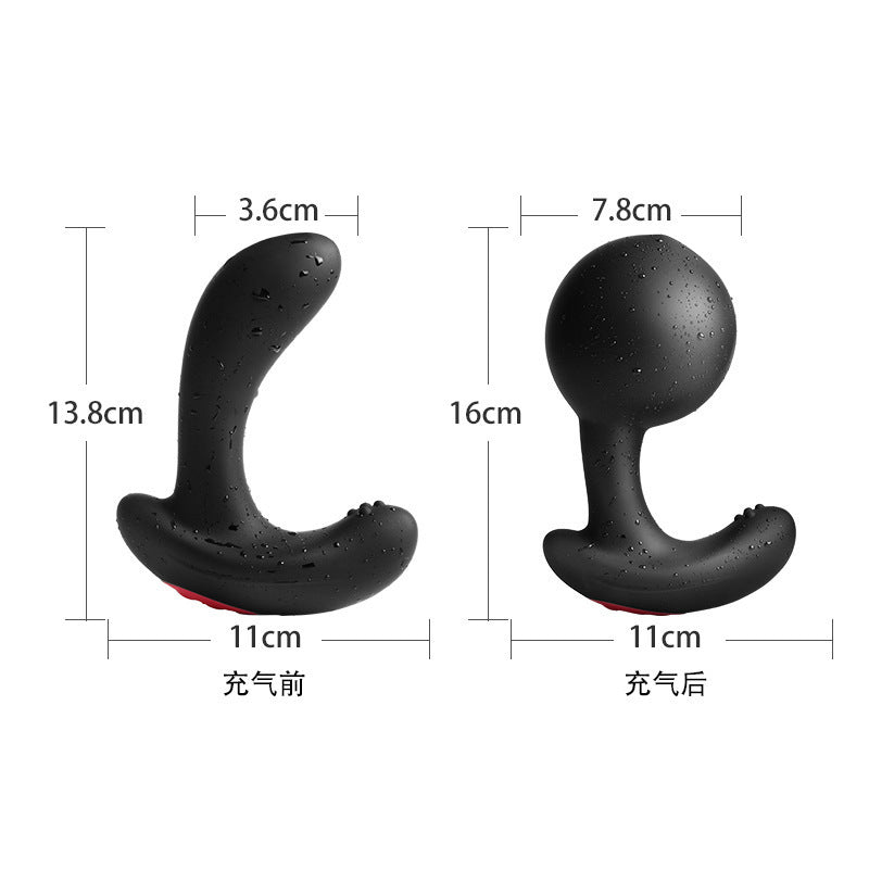 Command Silicone Inflatable Vibrating Prostate Plug