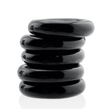 Hunkyjunk Jacker 5 Stack Cockrings Black