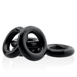 Hunkyjunk Jacker 5 Stack Cockrings Black