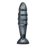 Jet Destructor Carbon Metallic Black Butt Plug 10.75 Inch