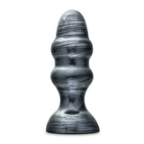 Jet Stealth Carbon Metallic Black Butt Plug 6.5 Inch