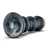 Jet Black Jack Carbon Metallic Black Butt Plug 7 Inch