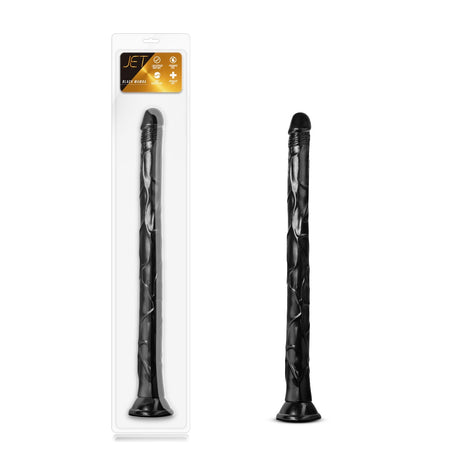 Jet Black Mamba Dildo 19 Inch