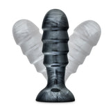 Jet Bruiser Carbon Metallic Black Butt Plug 7.5 Inch