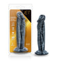 Jet Ebony Carbon Metallic Black Dildo 6 Inch