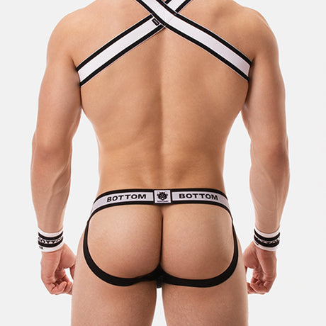 Barcode Berlin Jockstrap BOTTOM Black White