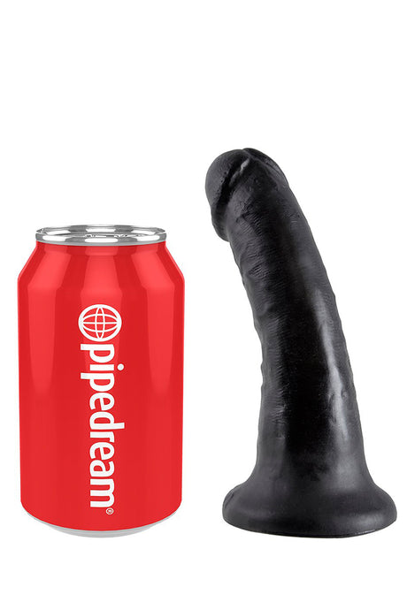 Pipedream King Cock Dildo Black 6 inch