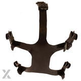 XTRM Kinky Rubber Mask Black Red
