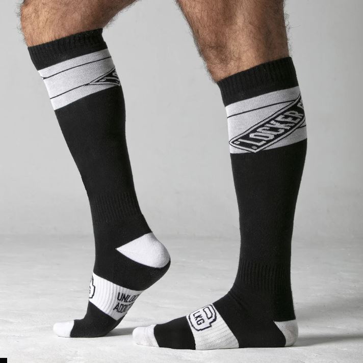 Locker Gear Knee High Socks White