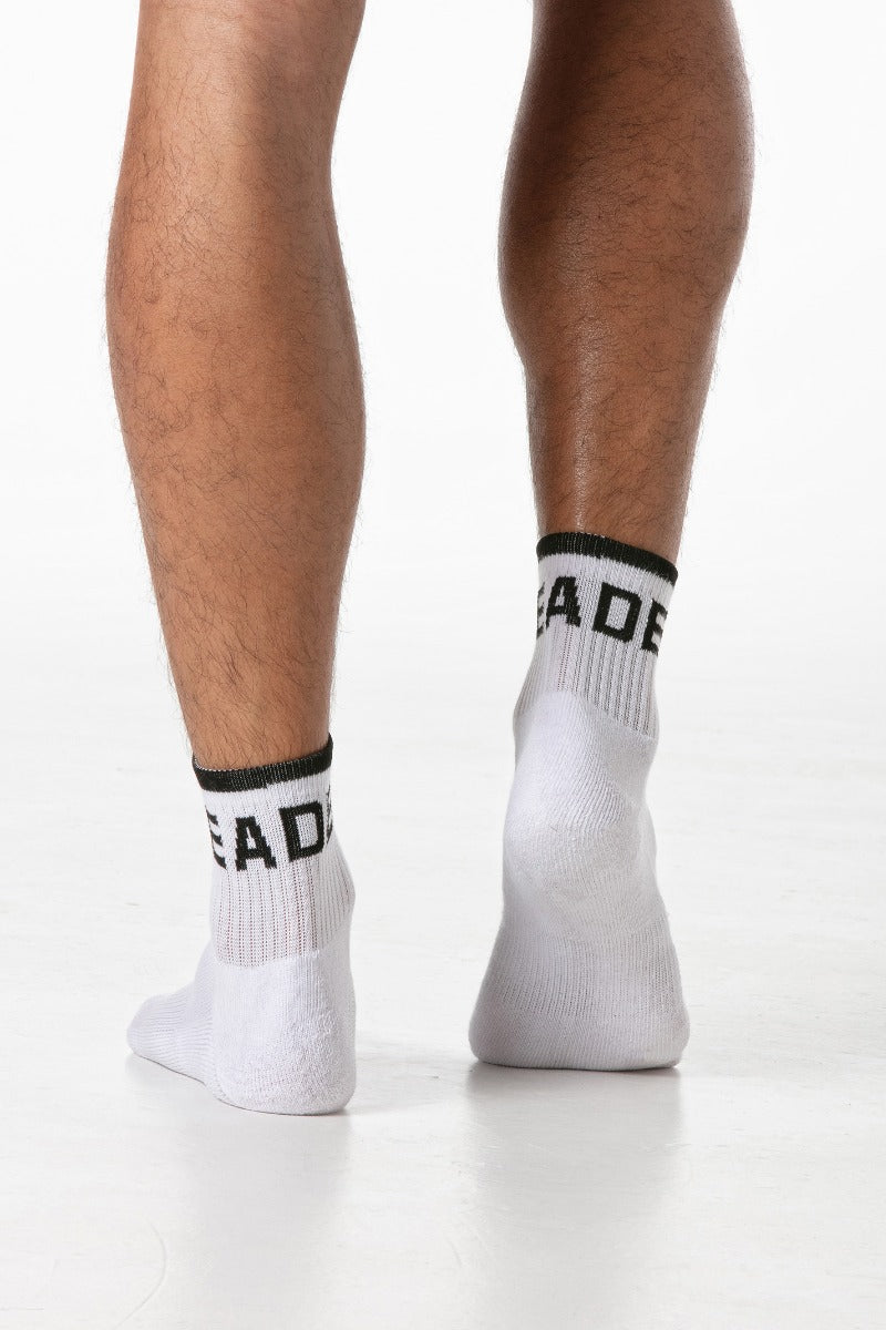 Leader Ankle Socks White