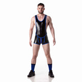 Leader Brut Singlet Blue