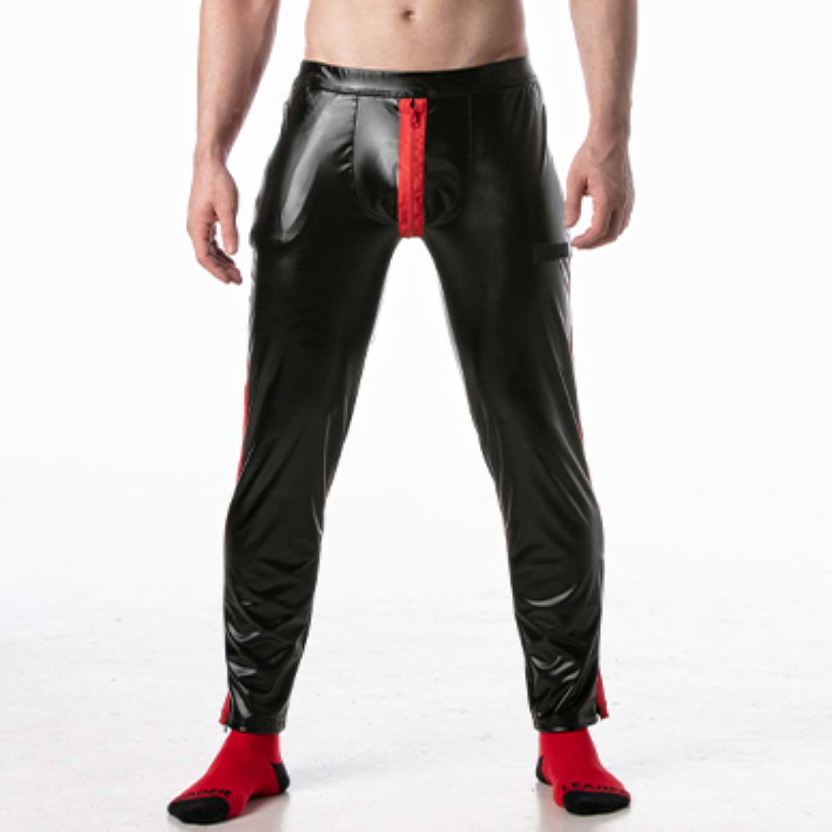 Leader Brut Zipper Pants Red
