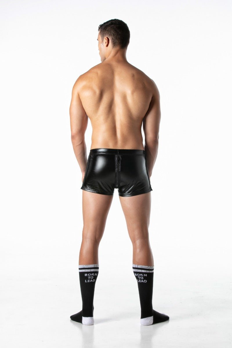 Leader Brut Zipper Shorts Black