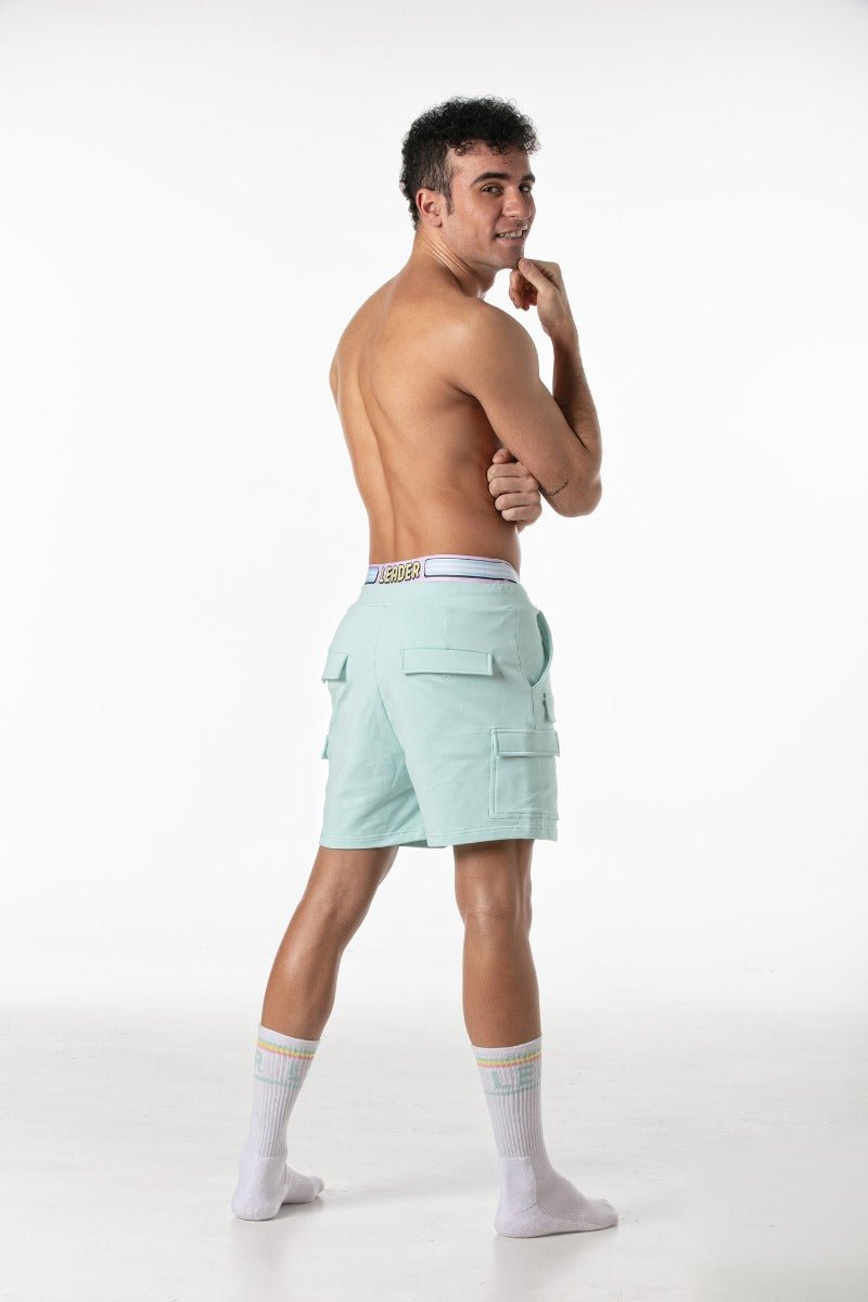 Leader Candy Cargo Shorts Mint