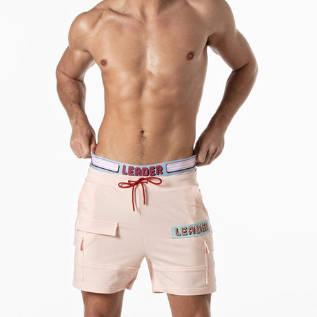 Leader Candy Cargo Shorts Pink