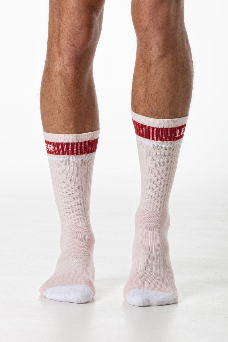 Leader Candy Crew Socks Pink