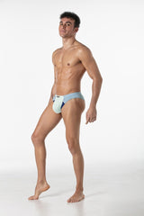 Leader Candy Swim Thong Blue - FETCH