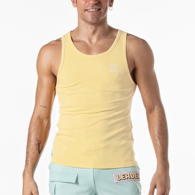 Leader Candy Tank Top Yellow