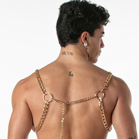 Leader Chain Party Harness Gold