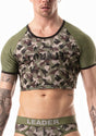 Leader Combat Crop Top Camo