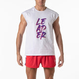 Leader Hero LDR T Shirt White Purple