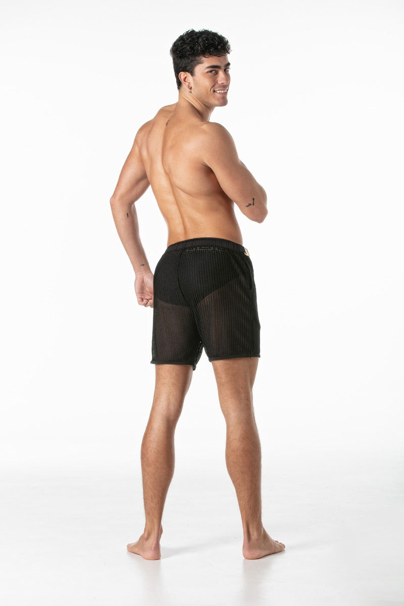 Leader Invictus Mesh Shorts Black