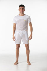 Leader Invictus Mesh T Shirt White