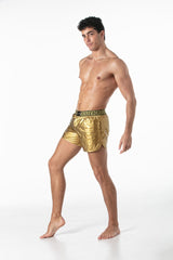 Leader Invictus Party Shorts Black Gold