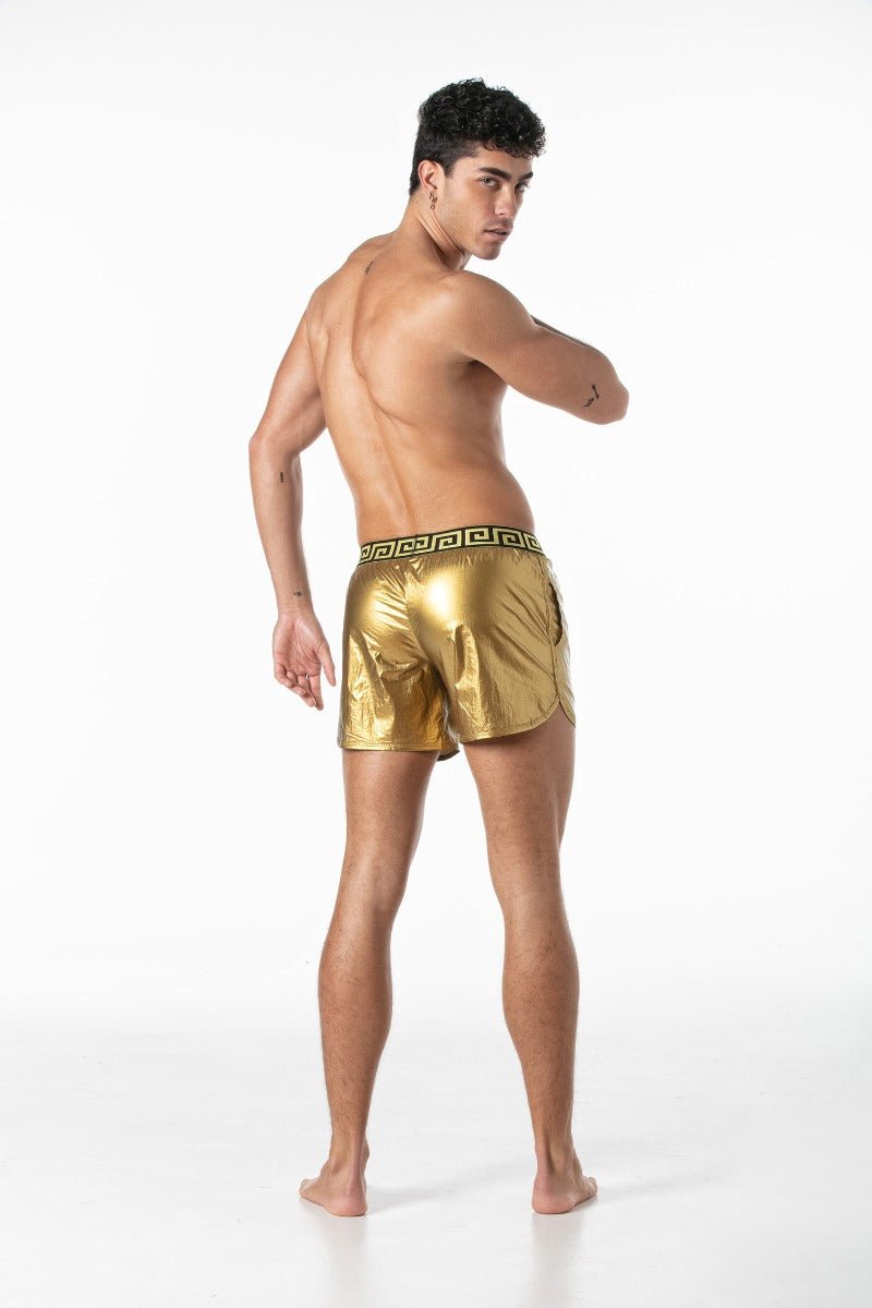 Leader Invictus Party Shorts Black Gold