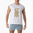 Leader Hero LDR T Shirt White Yellow