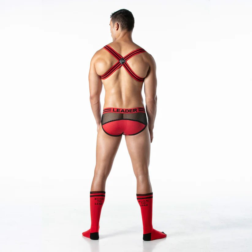 Leader Loaded Harness Red