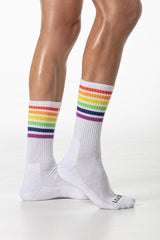 Leader Pride Stripes Crew Socks