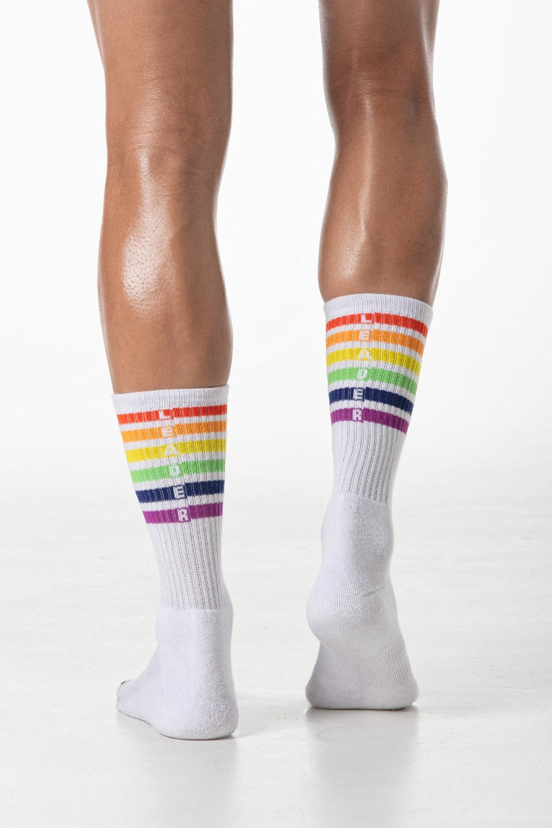 Leader Pride Stripes Crew Socks