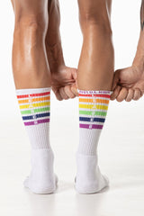 Leader Pride Stripes Crew Socks