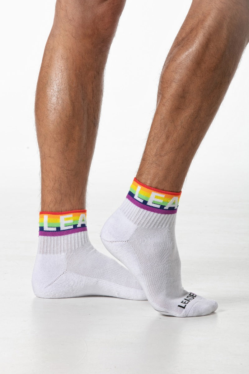 Leader Rainbow Ankle Socks