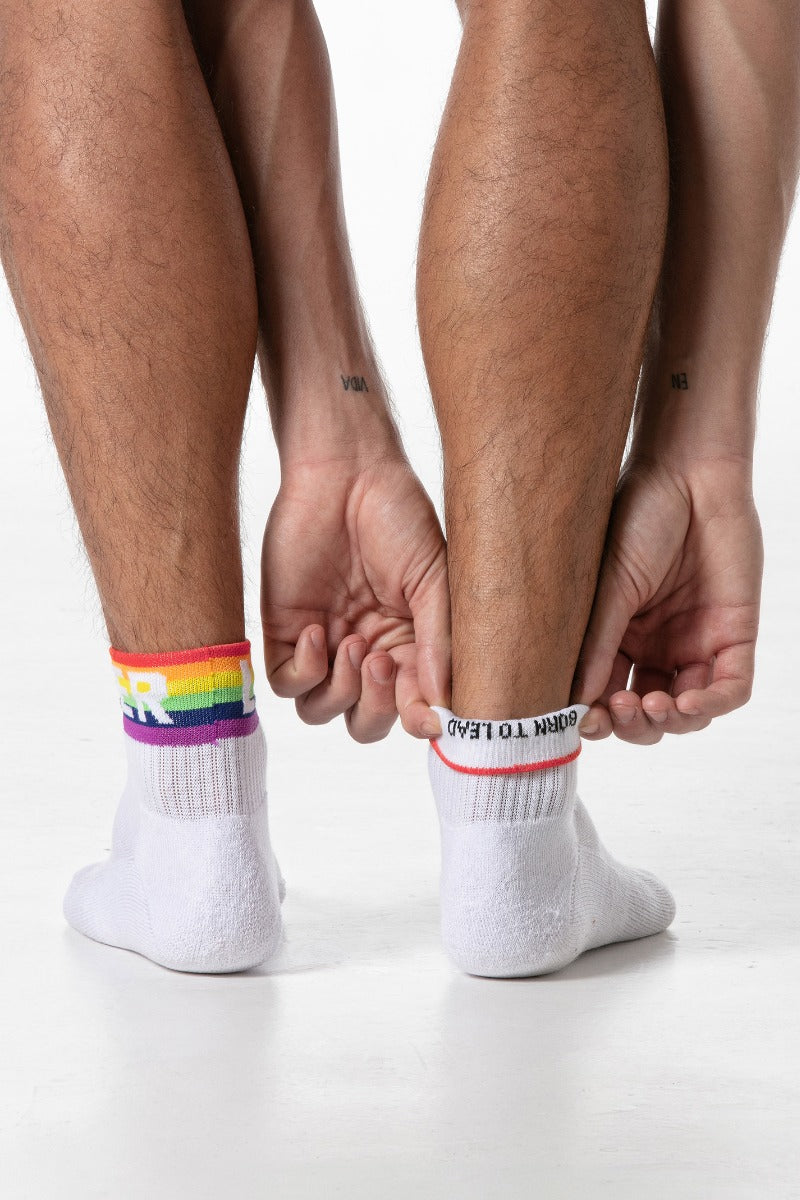 Leader Rainbow Ankle Socks