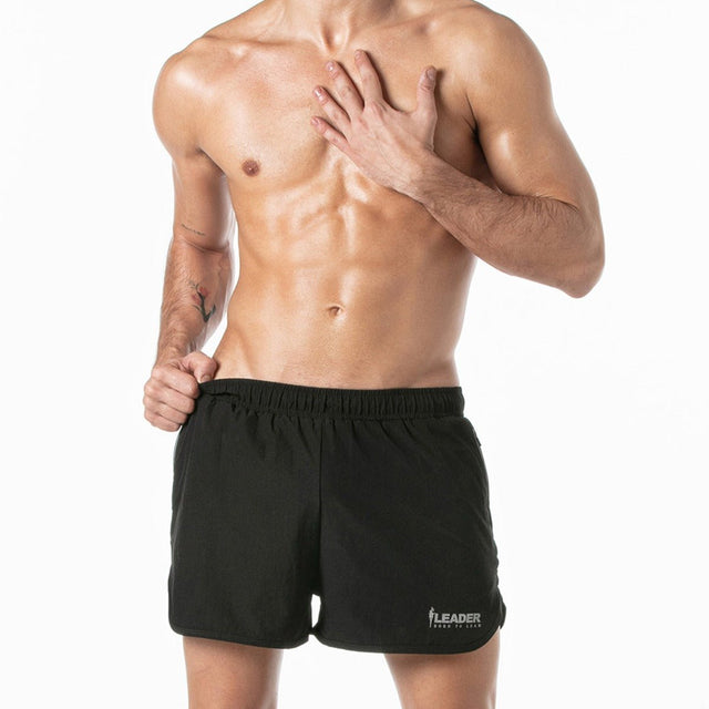 Leader Sports Gym Shorts Black