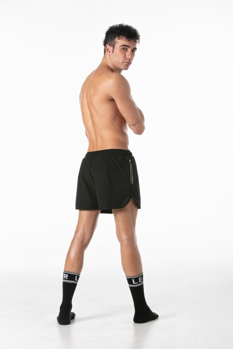 Leader Sports Gym Shorts Black