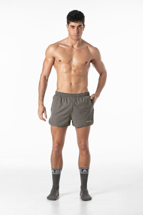 Leader Sports Gym Shorts Taupe