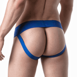 Leader Sports Mesh Jockstrap Blue