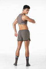 Leader Sports Micro Tank Top Taupe