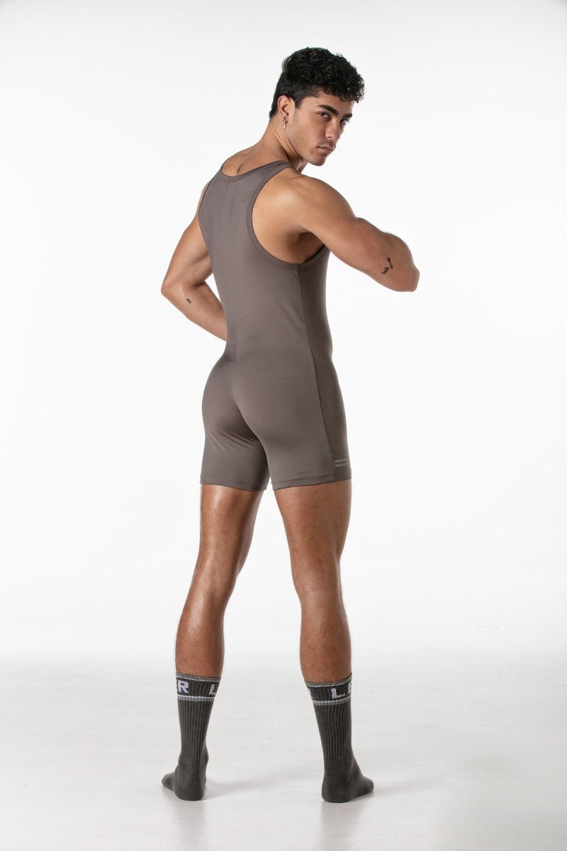 Leader Sports Singlet Taupe