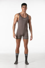 Leader Sports Singlet Taupe