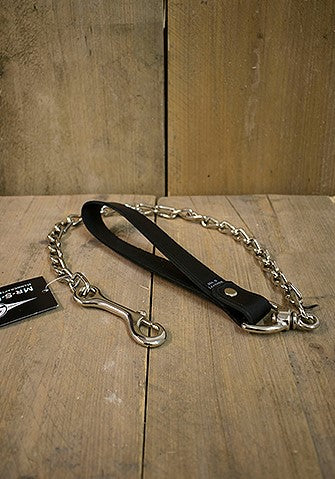 Mr S Leather Chain Leash