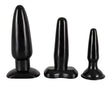 Liquorice Dip Butt Plug Set Black