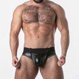 Locker Gear Punch Hole Jock Brief Khaki