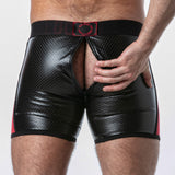 Locker Gear Punch Hole Boxer Brief Red