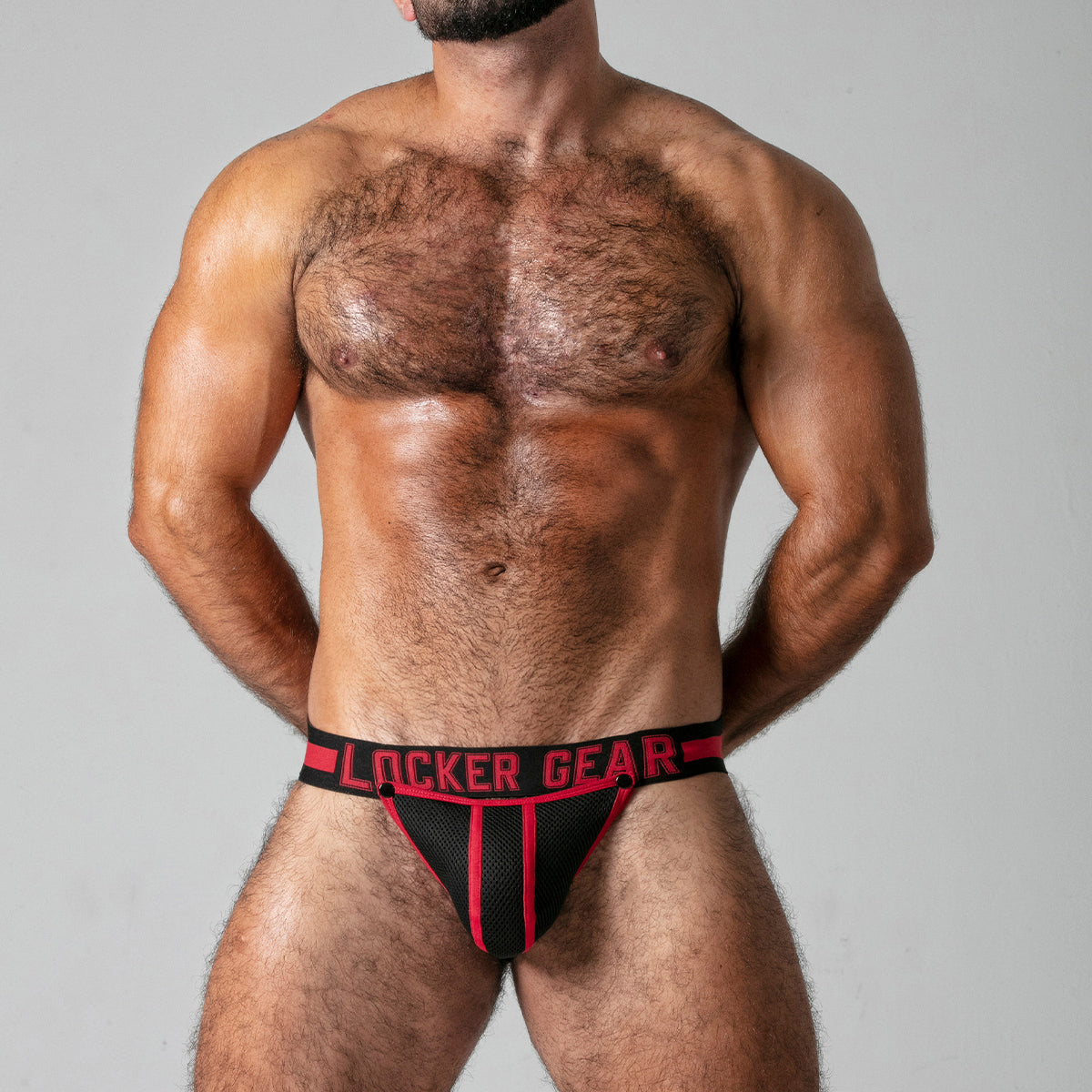 Locker Gear Full Access Jockstrap Red