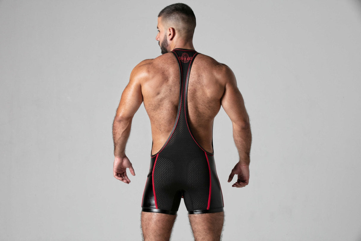 Locker Gear Cargo Singlet Red